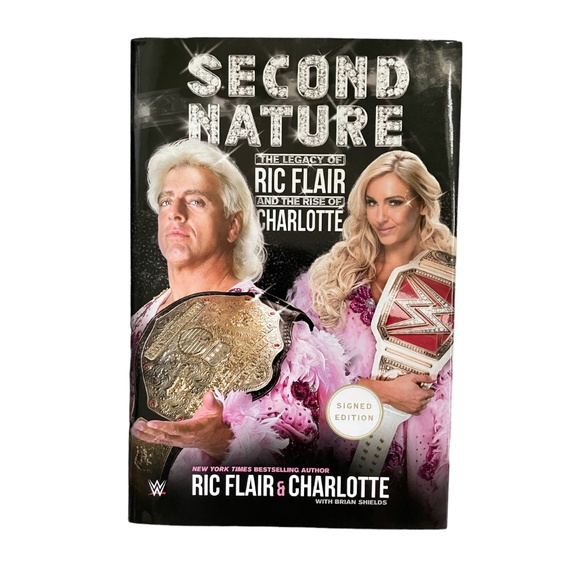 Second Nature Legacy of Ric Flair and Charlotte Signed Edition Book - Picture 1 of 6